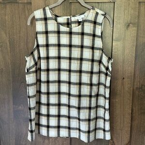 J. Jill Women’s Plaid Sleeveless Top